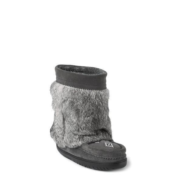 Genuine Rabbit Fur Winter Boots for Women, Mukluks, Moutons, Handmade by  LITVIN 